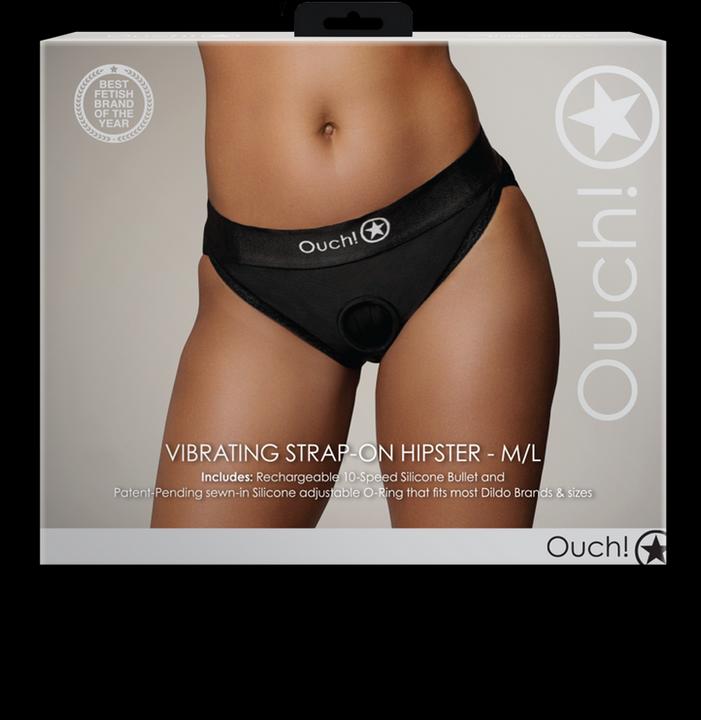 Actual product image Ouch! Vibrating Strap-on Hipster - M/L