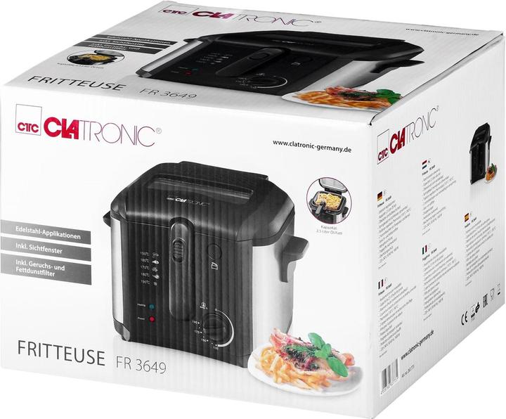 Immagine prodotto Clatronic Friggitrice 1600 W FR 3649 Schwa (Spina UE)