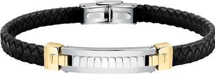 Immagine prodotto Morellato Elegante bracciale in pelle con decorazione in acciaio Moody SQH32 (M)