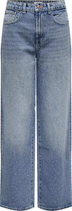 Only ONLHOPE Hohe Taille Weiter Beinschnitt Jeans Jeans mit weitem Bein (W30/L32)