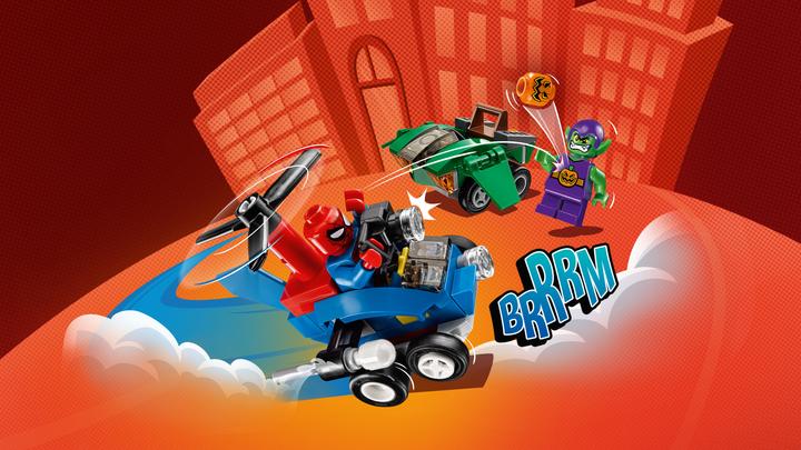 Image du produit LEGO Marvel Super Heroes Mighty Micros: Spider-Man contre le Bouffon Vert (76064, LEGO Marvel)