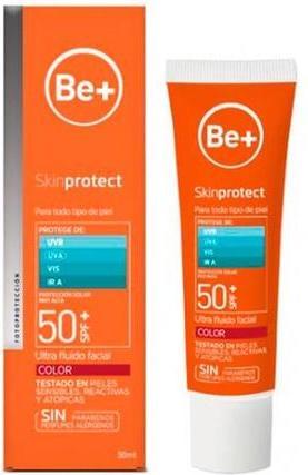 Actual product image be quiet! Be+ Skin Protect Facial Color Spf50+ 50ml (Sun cream face, SPF 50+, 50 ml)