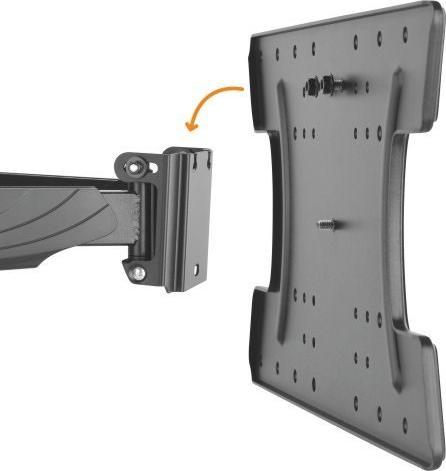 Produktbild Maclean MC-804 - VESA Monitor-/TV-Halter, 26-65", schwarz, 30 kg (Wand, 65", 30 kg)