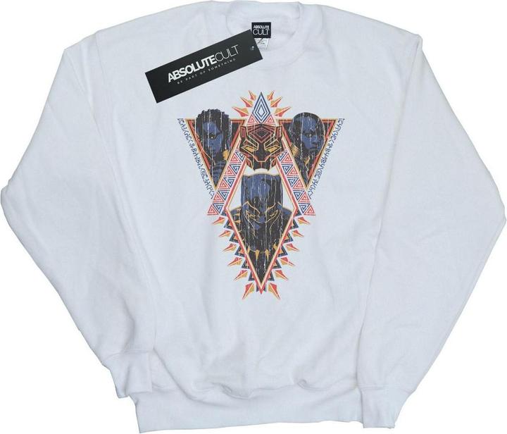 Black Panther Tribal Heads Sweatshirt