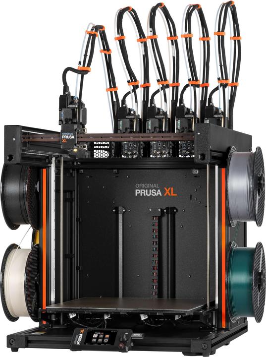 Prusa 3D printer XL with 5 extruder/tool head
