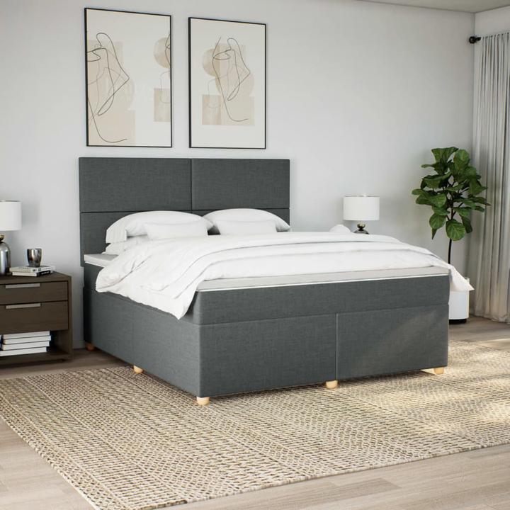 Produktbild VidaXL Bo x springbett mit Matratze 180 x 200 cm Stoff (180 x 200 cm)