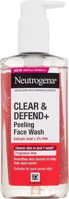 Neutrogena Clear & Defend+ Peeling Face Wash (Peeling, 200 ml)