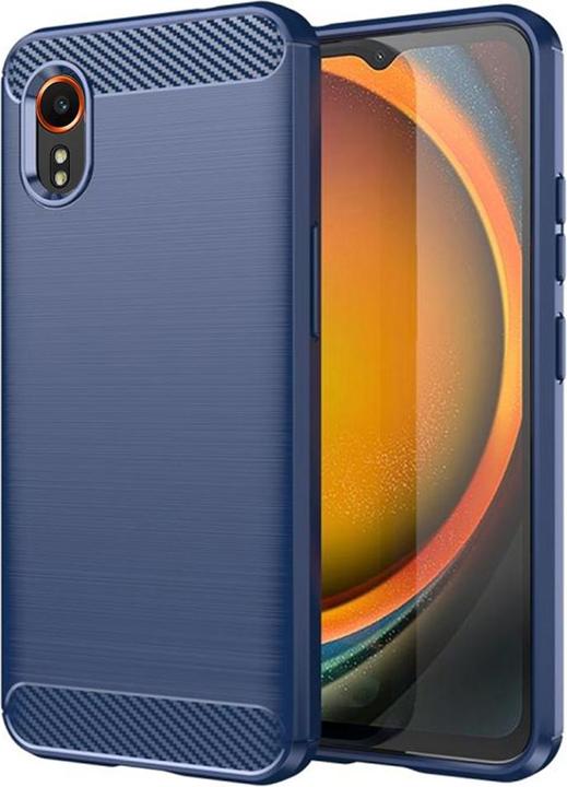 Image du produit Techsuit - Carbon Silicone - Samsung Galaxy Xcover7 - Blue (Samsung Galaxy Xcover 7)