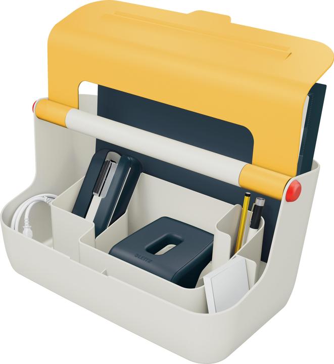 Image du produit Leitz Boîte de rangement Cosy Mobile Jaune (37 x 21.5 x 19.5 cm, 12 l)