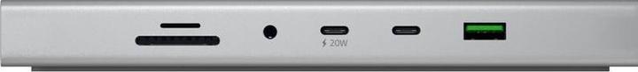 Actual product image Razer NB Acc Dock USB-C 4 Mercury (RC21-02280200-R3EK) (USB-C, 14 Ports)