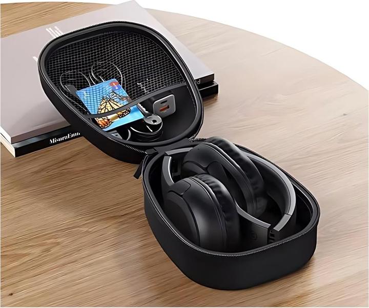 Produktbild Usams Etui na słuchawki nauszne czarny/black ZB292SNB01 (US-ZB292) (Kopfhörer Hülle)