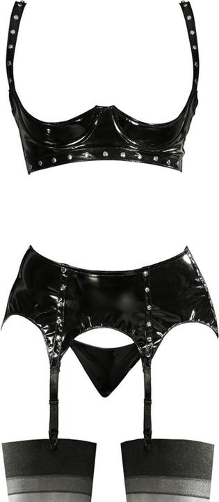 Image du produit Black Level Vinyl Shelf Bra Set M (M)