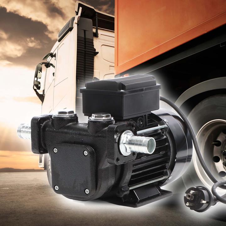 Actual product image Wiltec Self-priming Diesel Pump 750W 230V Heating Oil Pump 100 l/min with 3m Suction Lift