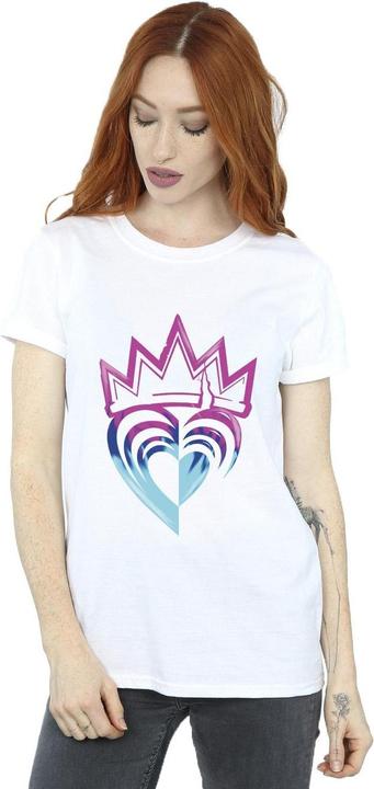 Immagine prodotto Disney Descendants Pink Crown Maglietta Ampia Donna (M)