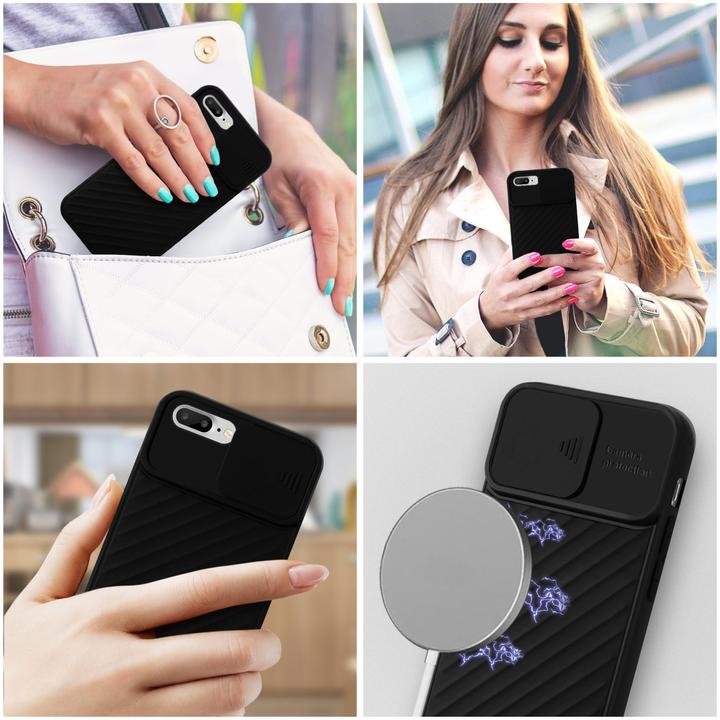 Produktbild Cadorabo TPU Cover mit Kamera Schutz (Apple iPhone 7 Plus, Apple iPhone 7s Plus)