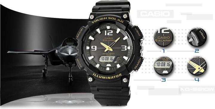 Produktbild Casio SOLAR AQ-S810W-1BVDF Herrenuhr