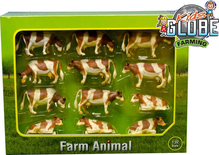 Actual product image Kids Globe Farming Cows Red / Fur