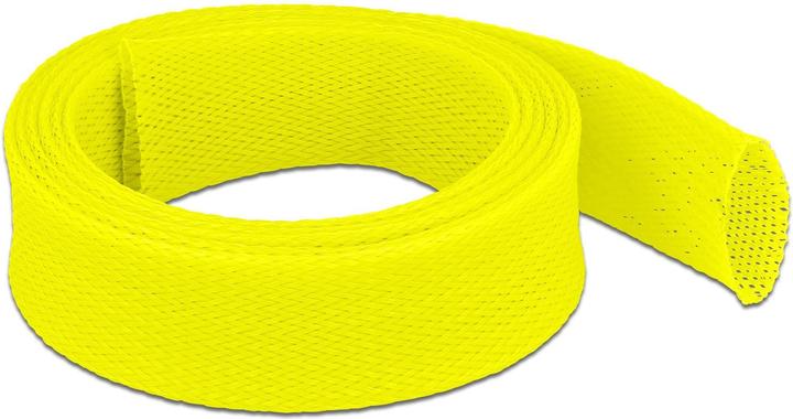 Actual product image Delock Braided hose expandable 2 m x 38 mm yellow (Cable conduit, 200 cm)
