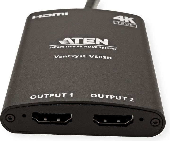 Actual product image Aten VS82H 2 Port True 4K HDMI Splitter