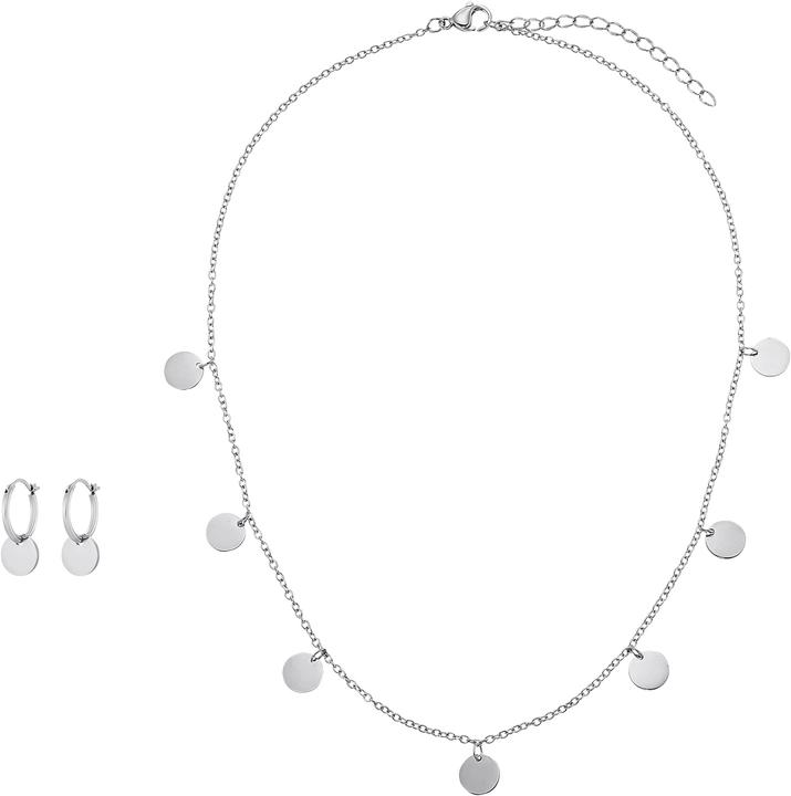 Immagine prodotto Heideman Cerchi incastonati di colore argento (100% acciaio inossidabile)