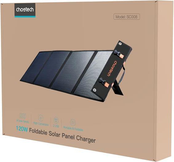 Actual product image Choetech Solar panel (120 W, 4.84 kg)