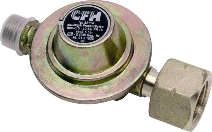 Actual product image CFH Propane regulator 2.5 bar