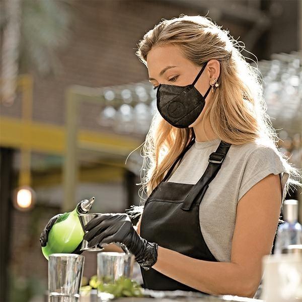 Produktbild AirPop Face Mask Pocket 2pcs (Black) (2 x)