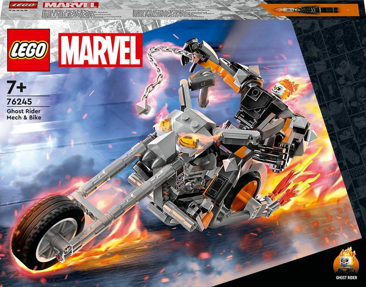 Produktbild LEGO Ghost Rider mit Mech & Bike (76245, LEGO Marvel)