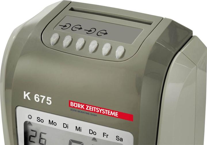 Actual product image Bürk Zeiterfassungsgerät K 675