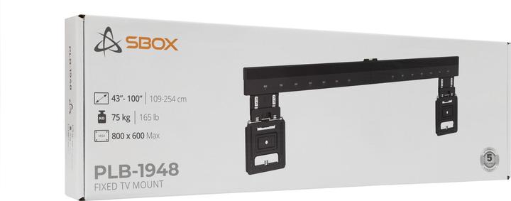 Produktbild Sbox PLB-1948 (43-100/75kg/800x600) (Wand, 100", 75 kg)