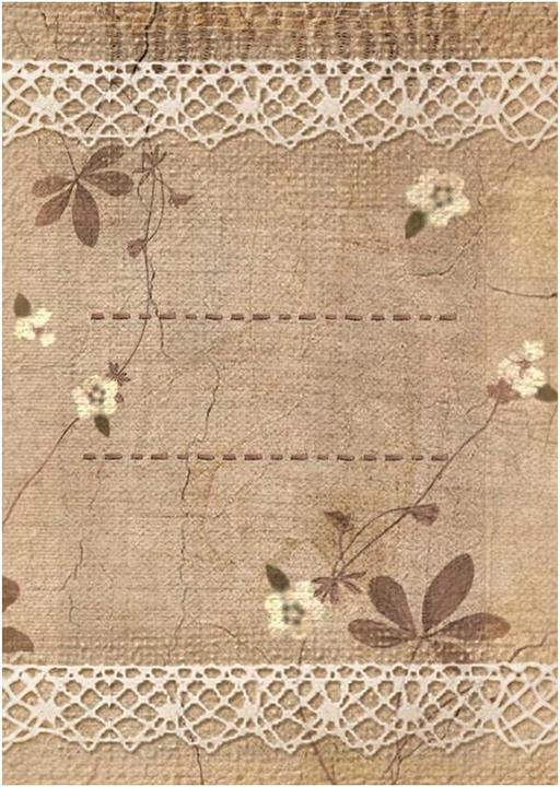 Image du produit Stamperia Motif soie de paille Backgrounds "Old Lace", DIN A6, lot de 8 (8 x)