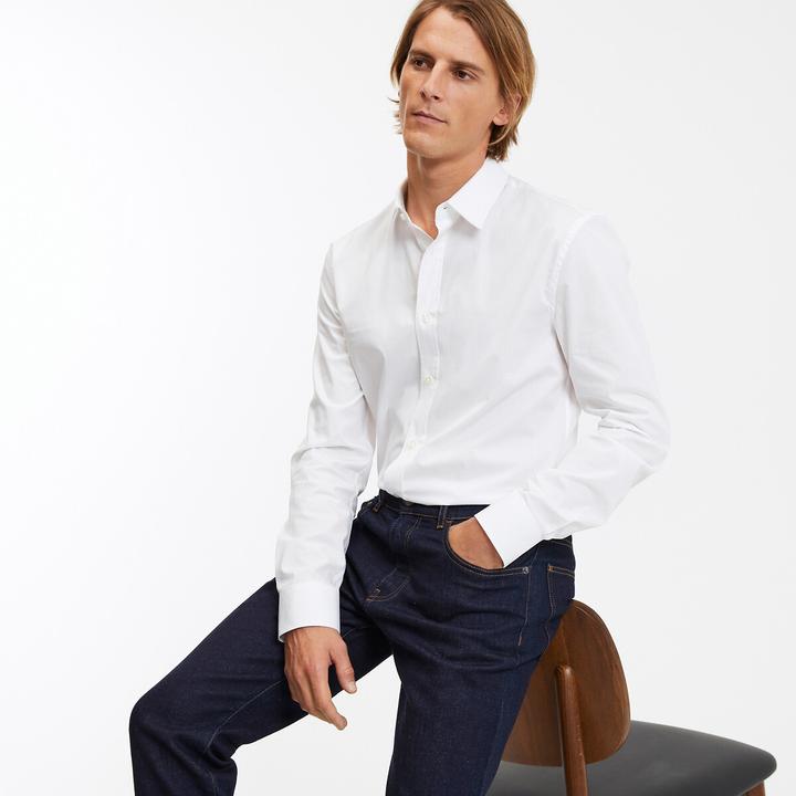 Produktbild La Redoute Collections Slim-Fit-Hemd mit französischem Kragen (XXL)