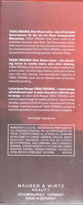 Image du produit Tabac Original (Lotion après-rasage, 151 ml)