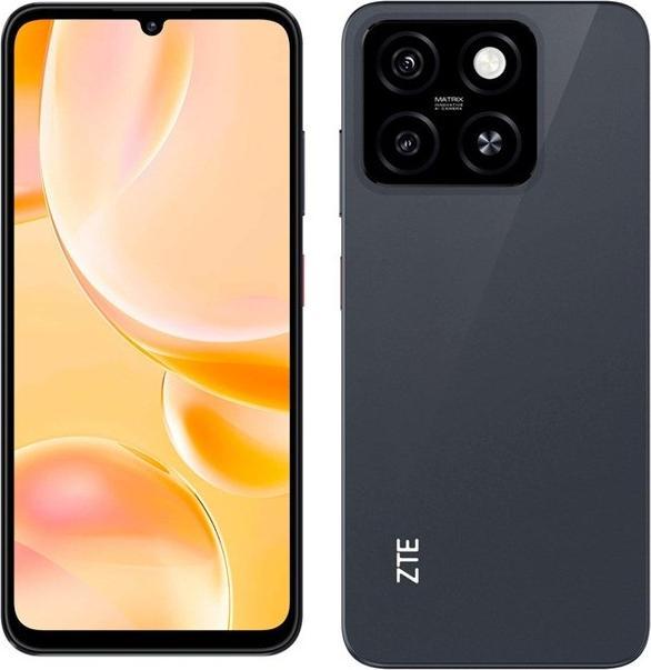 ZTE Smartphone BLADE A55 4 GB RAM 128 GB Black (128 GB, Black, 6.75", 4G)
