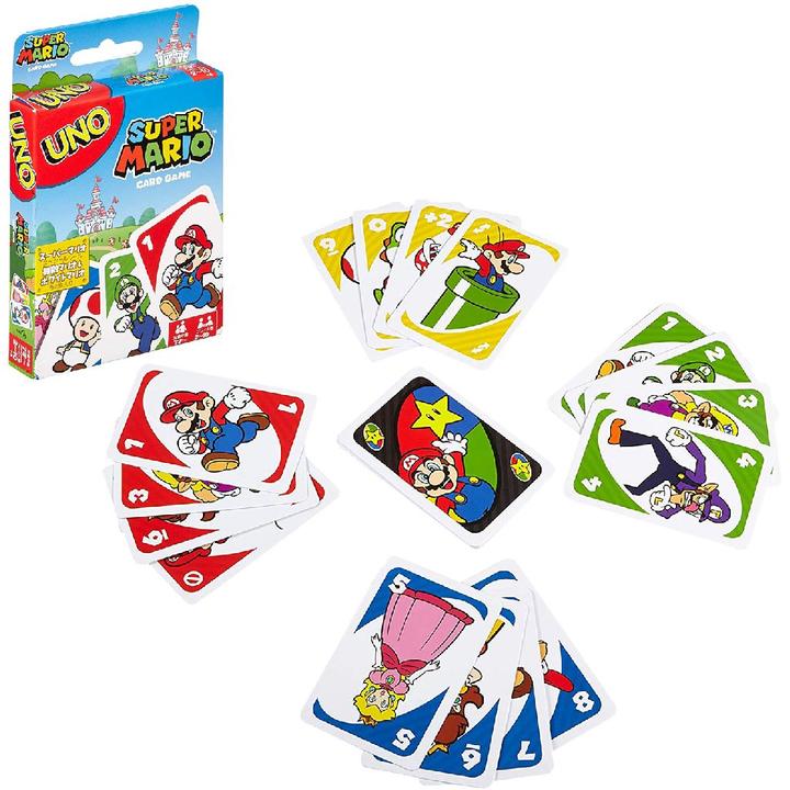 Productafbeelding Mattel Games UNO Mario Kart (Engels, Spaans)