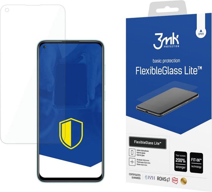 Immagine prodotto 3MK hybrid glass Flexible 2.5D Lite for Xiaomi Redmi Note 9 5G (1 Pezzo/i, Xiaomi Redmi Note 9 5G)