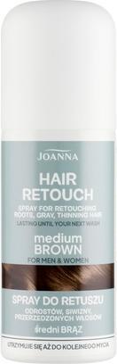 Joanna Hair Retouch spray do retuszu odrostów Medium Brown 75ml (75 ml)