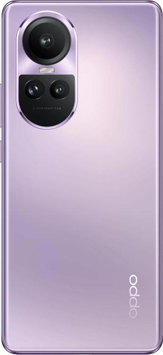 Actual product image OPPO Reno 10 Pro (256 GB, Glossy Purple, 6.70", Dual SIM, 50 Mpx, 5G)