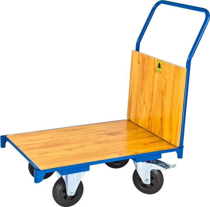 Produktbild ADB Transportwagen mit 1 Boden und 1 Holzbordwand (180 kg)