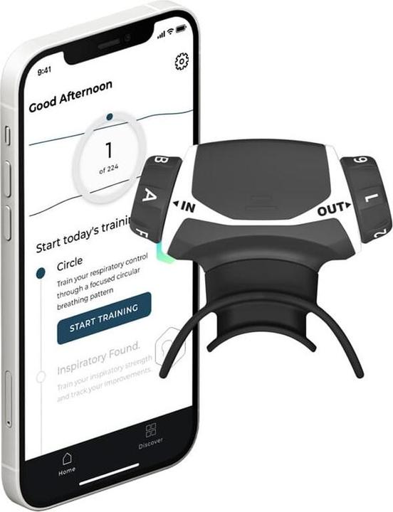 Actual product image Airofit Breathing trainer Active