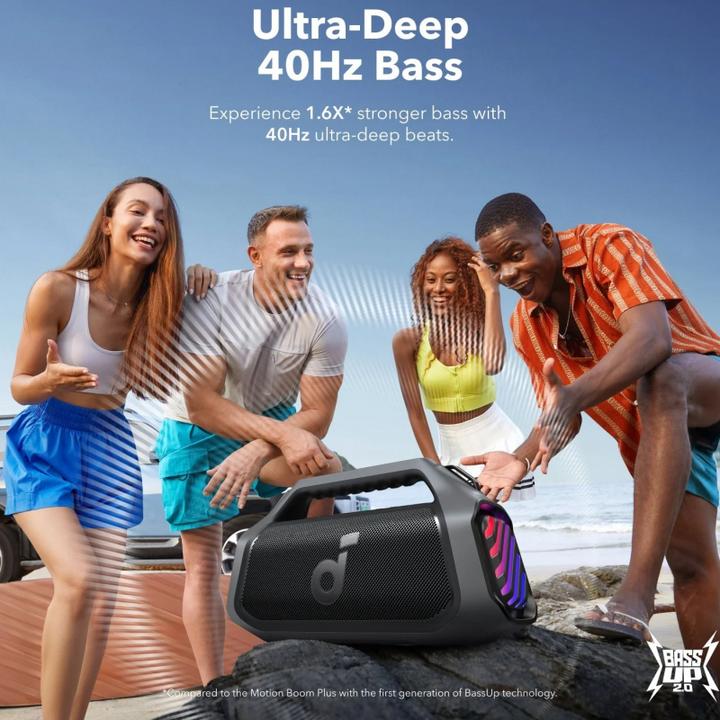 Produktbild soundcore Boom 2 Plus (20 h, Akkubetrieb, Stromversorgung über USB)
