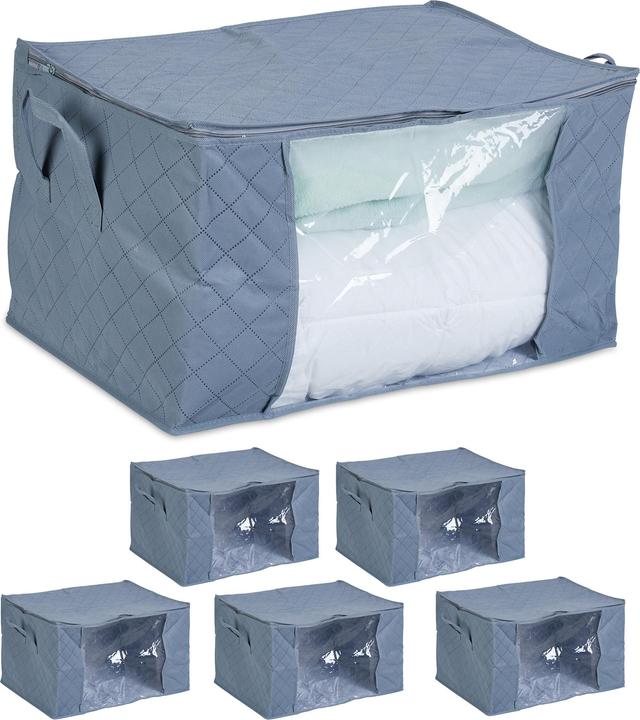 Relaxdays 6x organizzatore-sotto-letto