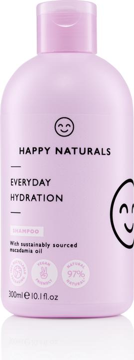Happy Naturals Everyday Hydration Shampoo 300ml (300 ml, Flüssiges Shampoo)