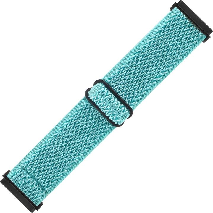 Produktbild Cover-Discount Fitbit Versa 4 / Sense 2 - Nylon Ersatzarmband hellblau (Nylon)