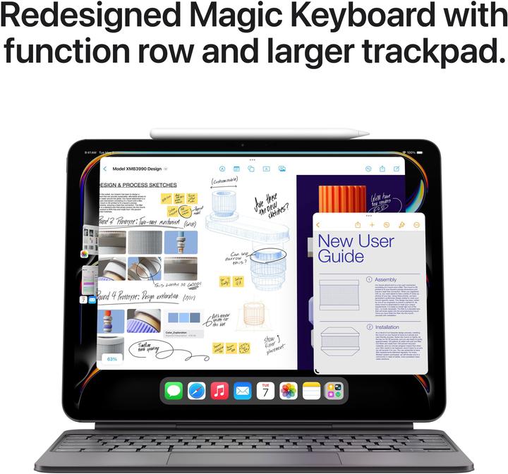 Immagine prodotto Apple iPad Pro 13 2024 (M4) (Solo WiFi, 13", 1000 GB, Argento)