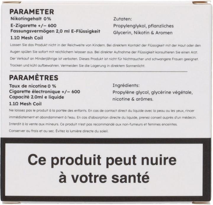 Image du produit SKE Crystal Plus Blueberry Rasperry - Recharge pour E-Pod - 2 pcs. à 2 ml (Myrtille, Framboise)