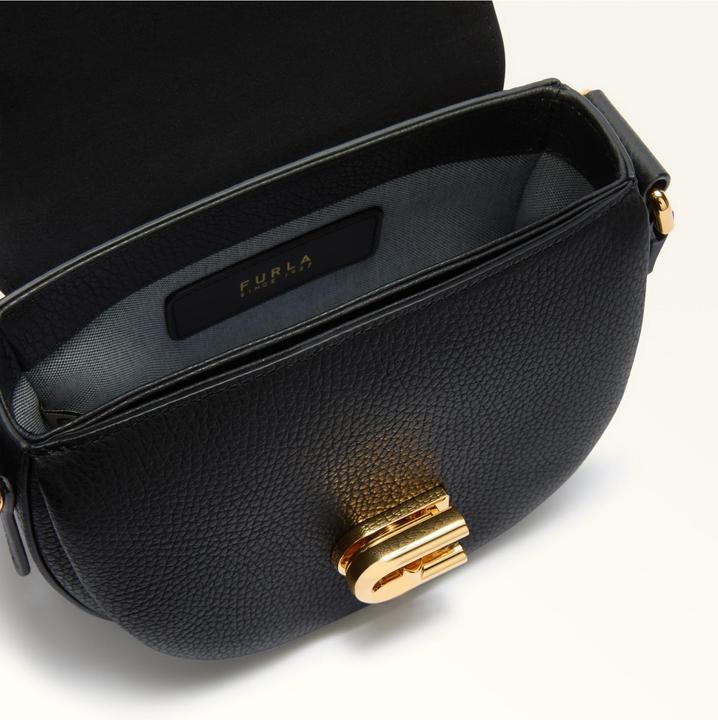 Produktbild Furla lotus mini leather shoulder bag black color