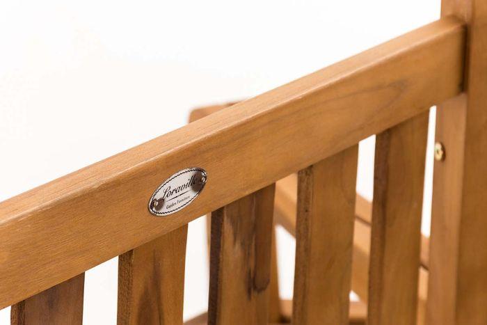 Produktbild Swisshandel24 Baumbank Sonja mit Armlehnen 250 cm, teak