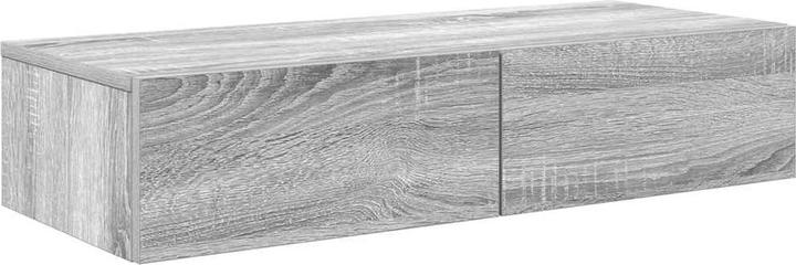 Image du produit VidaXL Étagère murale avec tiroirs Gris Sonoma 100x36x19 cm Bois composite