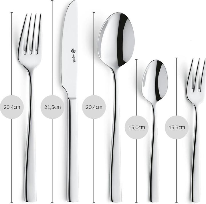 Immagine prodotto Paul Wirths Bestecke Set di posate 30 pezzi 0090 Pure (30 Pezzo/i, Set di posate)